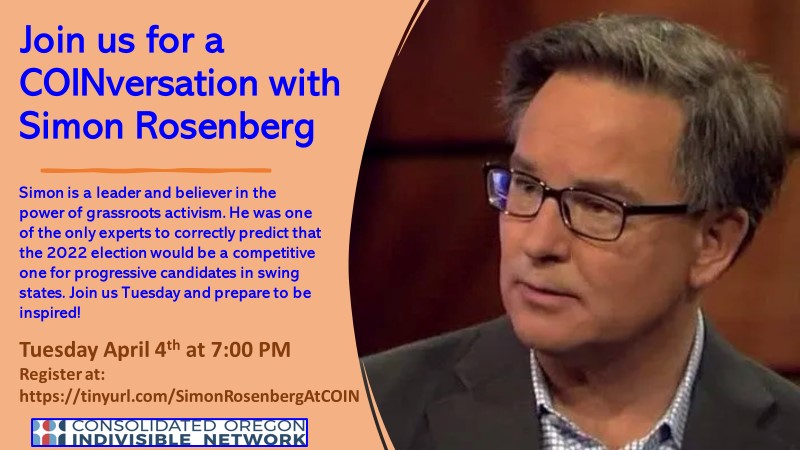 Democratic powerhouse Simon Rosenberg is a leader and believer in the power of grassroots activism and one of the only experts to correctly predict that the 2022 election would be competitive for progressives in swing states.