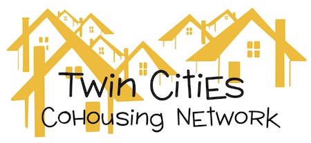 Banner announcing Twin Cities Cohousing Network