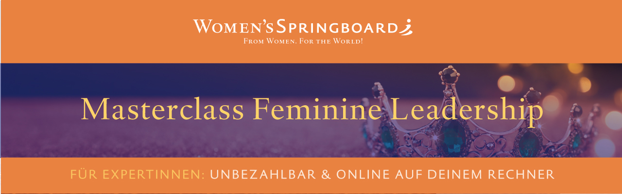 Women's Springboard Masterclass Feminine Leadership