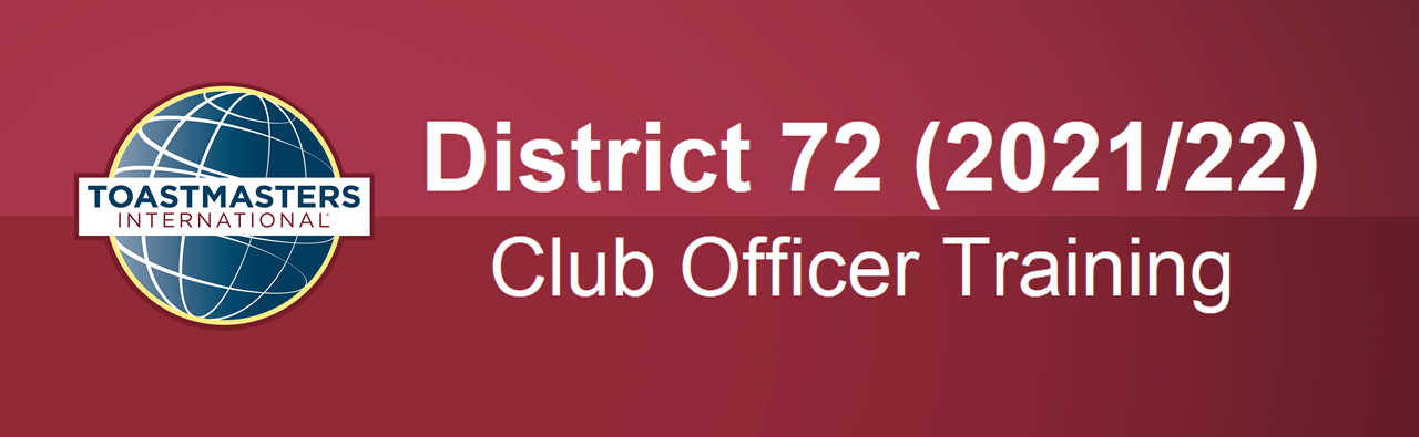 Round two of Club Officer Training will be starting soon! Once again, this will be held entirely online via Zoom. This time, there will only be five sessions available. Each session will cover the same content.