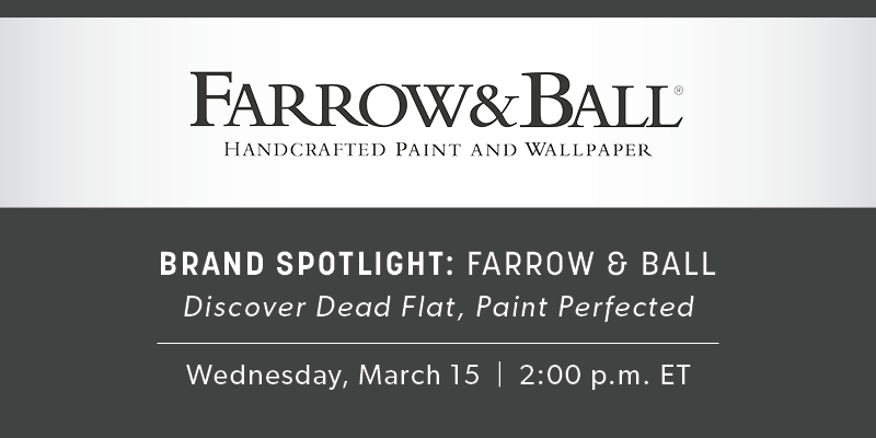 Join Farrow & Ball for a deep dive into new paint finish Dead Flat. Discover how this finish has been reimagined for modern living with impressive durability. Be inspired by the potential of this ultimate combination of practicality and aesthetic.