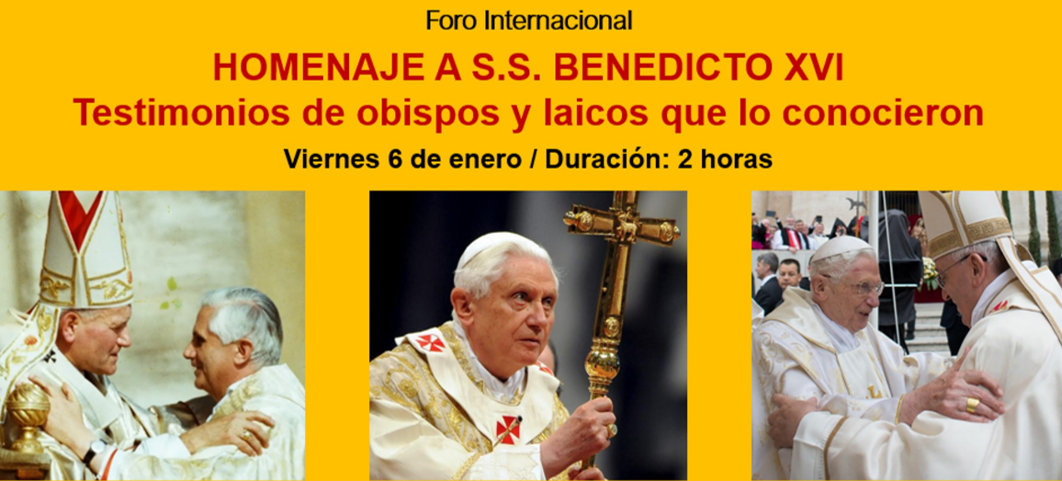 -en memoria al Santo Padre Benedicto XVI-