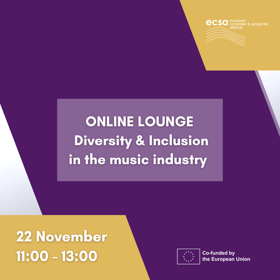 Online Lounge on Diversity and Inclusion in the Music Industry: Gender, Age, and Ethnic Diversity