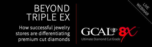  GCAL 8X™ guaranteed certificates visually, scientifically and accurately help your salespeople demonstrate the brilliance, fire, scintillation and beauty of the diamonds. We'll focus on the strict cutting parameters required to create this exceptional cut