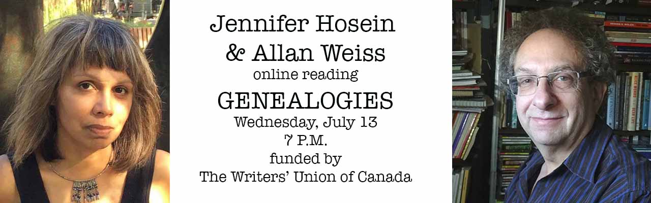 Jennifer Hosein & Allan Weiss online reading
