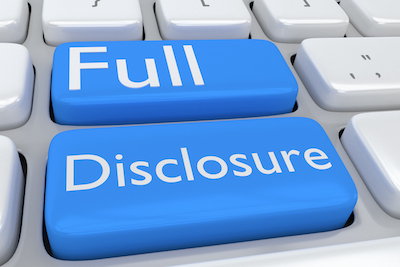 photo of Financial Disclosures