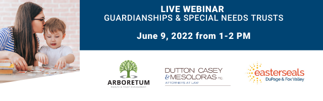 Register for this live webinar on special needs trusts and guardianships