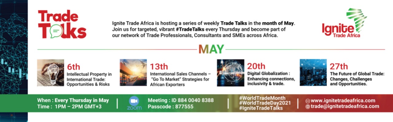Join us for targeted, vibrant #TradeTalks every Thursday and become part of our network of Trade Professionals, Consultants and SMEs across Africa.