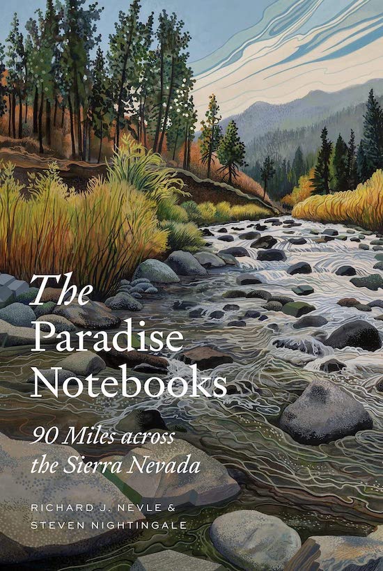 The cover of Nevle and Nightingale's book, The Paradise Notebooks