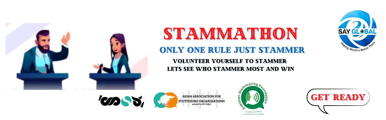 Stammathon is a gathering for Individuals who Stammer. It is an event for them to explore themselves and become fearless and confident. 