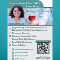 Nora Vasquez MD, Advanced Certified Physician Coach, www.renewyourmindmd.com