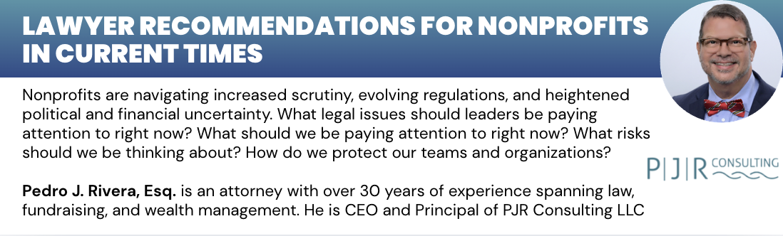 Welcome! You are invited to join a meeting: Lawyer Recommendations for Nonprofits in Current Times. After registering, you will receive a confirmation email about joining the meeting.