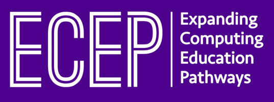 Image is a logo for ECEP Expanding Computing Education Pathways